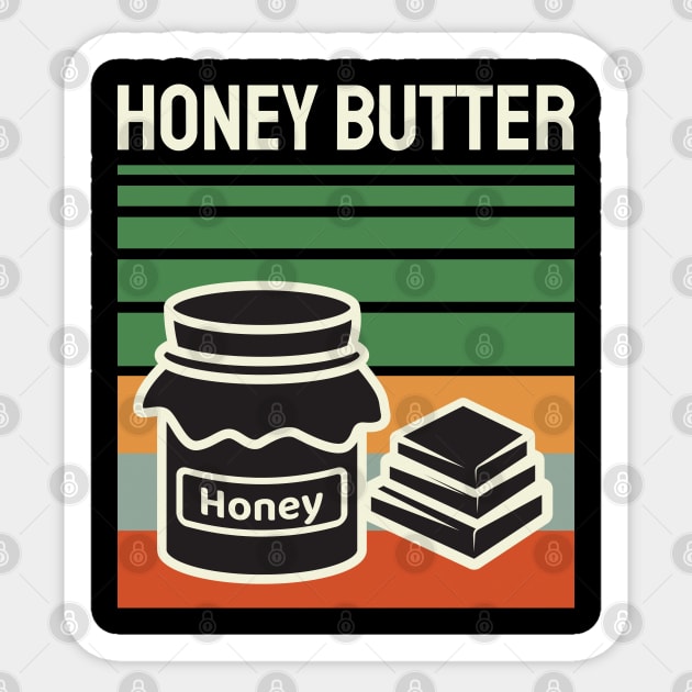 Vintage Honey Butter Sticker by crissbahari